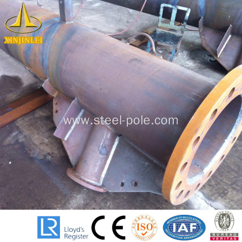 galvanized electric customed steel Tubular Pole